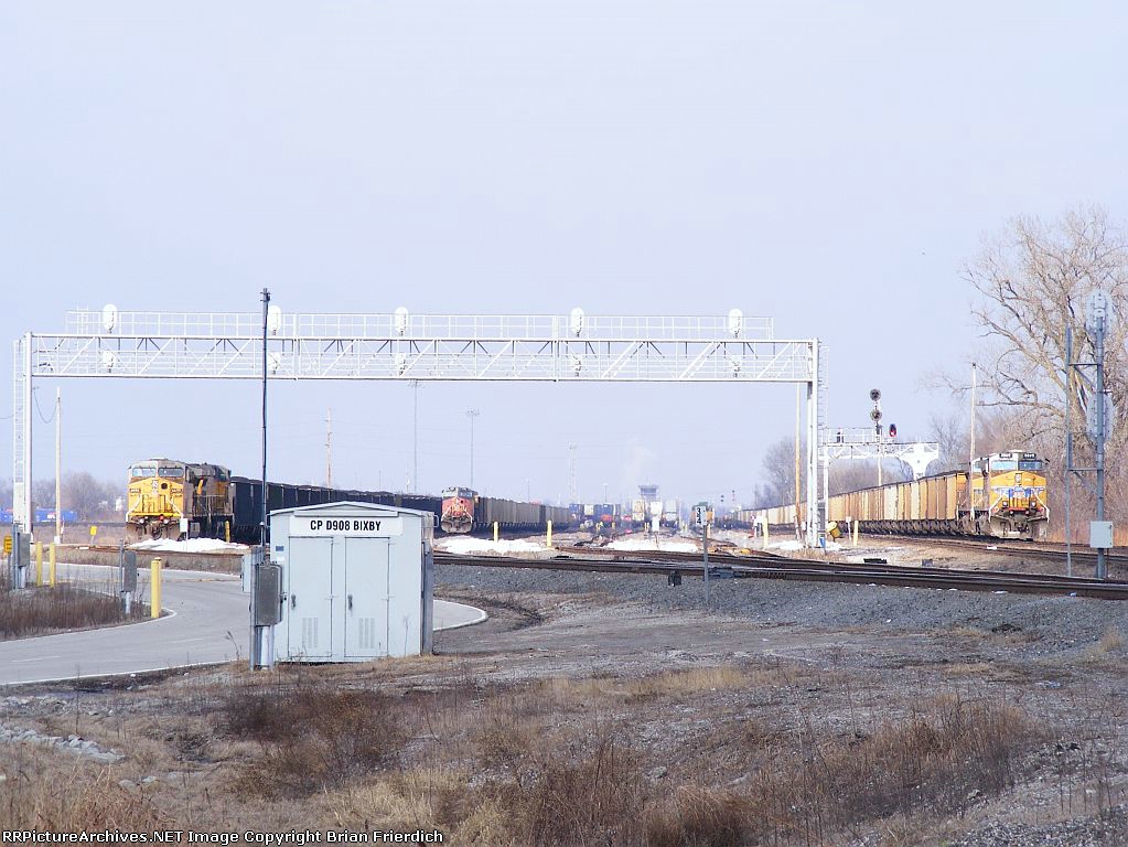 Looking north at Bixby, Il 